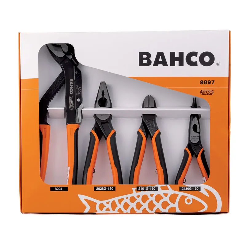 Jeu De Pinces Ergo™ 4 Unités de Bahco – image du produit 4 sur 4