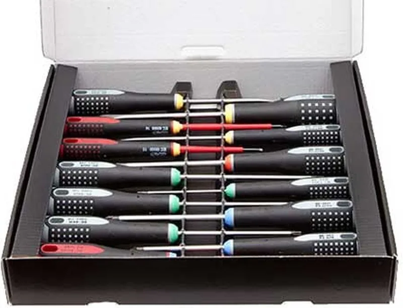BE-9875 ERGO™ schroevendraaierset, 13-delig by Bahco, Kleurloos – product image