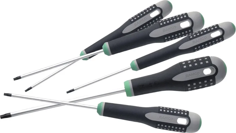 Jeu De 5 Tournevis Torx® Ergo™ Avec Poignée En Caoutchouc de Bahco, Kleurloos – image du produit