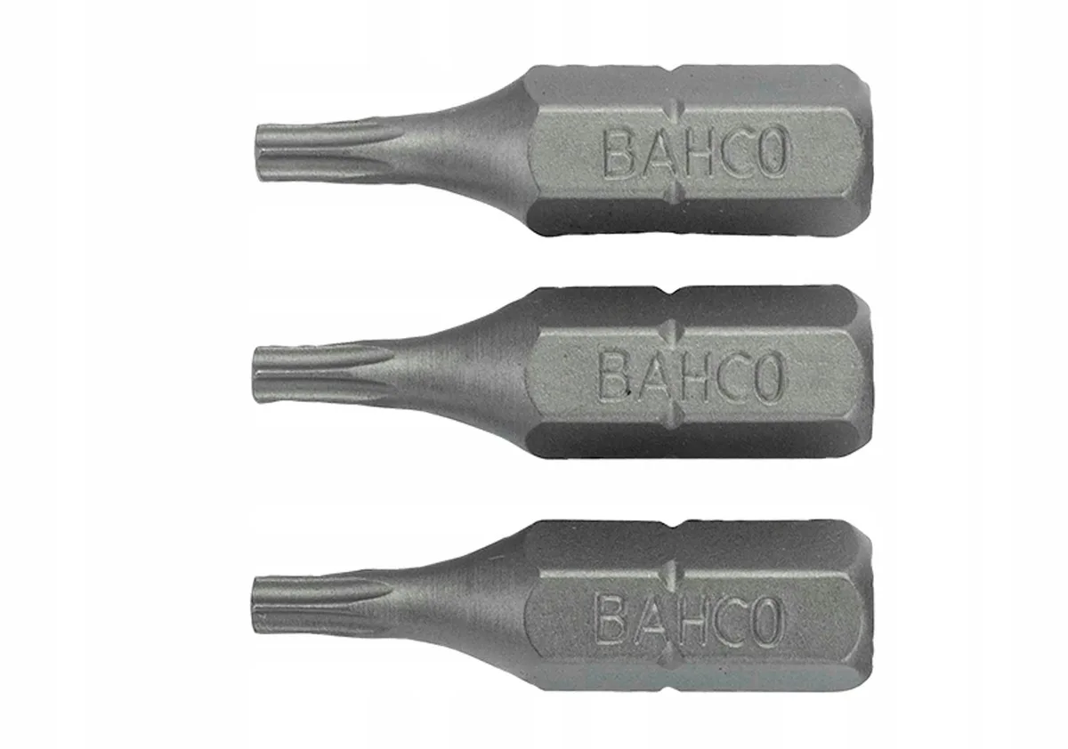 Bit Torx T5 1/4" 25mm - 3 Stuks van Bahco – productafbeelding