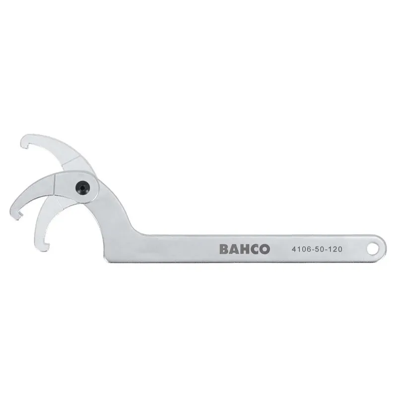 Chrome Finish Adjustable Hook 19-50 Mm 158 Mm Steeksleutel by Bahco – product image 3 of 3
