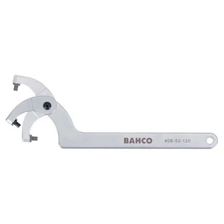 Chrome Finish Adjustable Hook 50-120 Mm 285 Mm Steeksleutel de Bahco – image du produit 5 sur 6