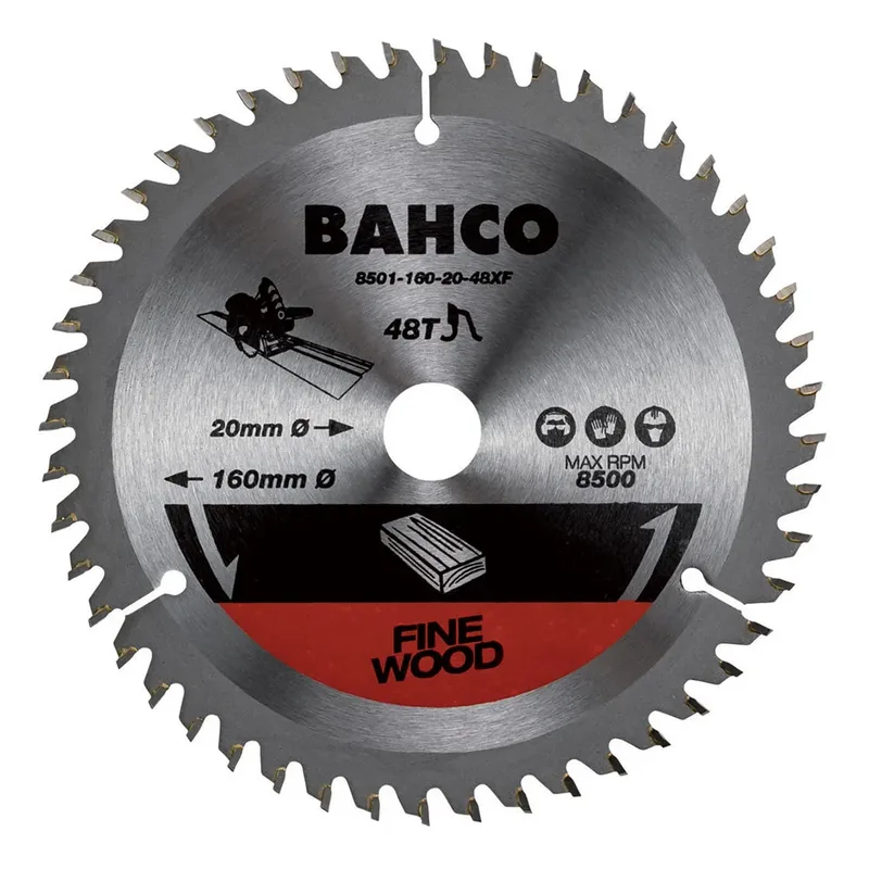 Kreissägeblatt Mit 48 Zähnen Für Holz-tauchsägen 160 Mmx20 Mm von Bahco – Produktbild
