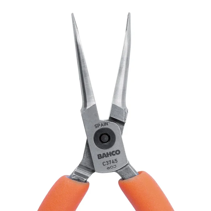 Compacte Halfronde Punttang Met 45° Gebogen Punt En Pvc-handgreep 141 Mm by Bahco – product image 4 of 6