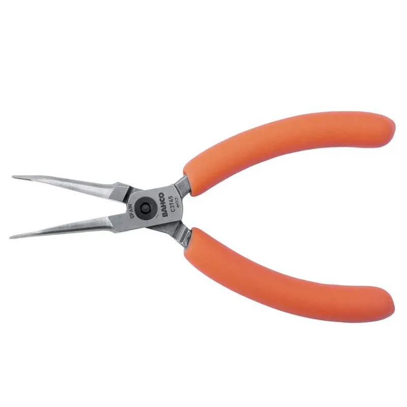 Compacte Halfronde Punttang Met 45° Gebogen Punt En Pvc-handgreep 141 Mm by Bahco – product image 1 of 6