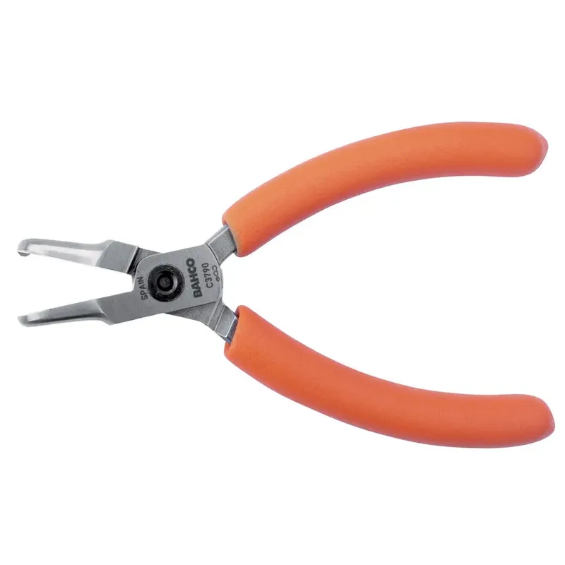 Compacte Halfronde Punttang Met 90° Gebogen Punt En Pvc-handgreep 125 Mm by Bahco – product image 1 of 6