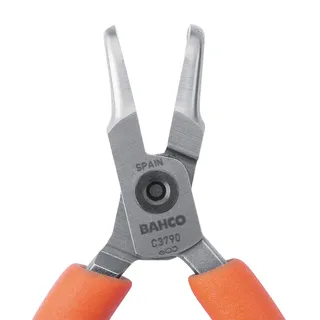 Compacte Halfronde Punttang Met 90° Gebogen Punt En Pvc-handgreep 125 Mm by Bahco – product image 4 of 6