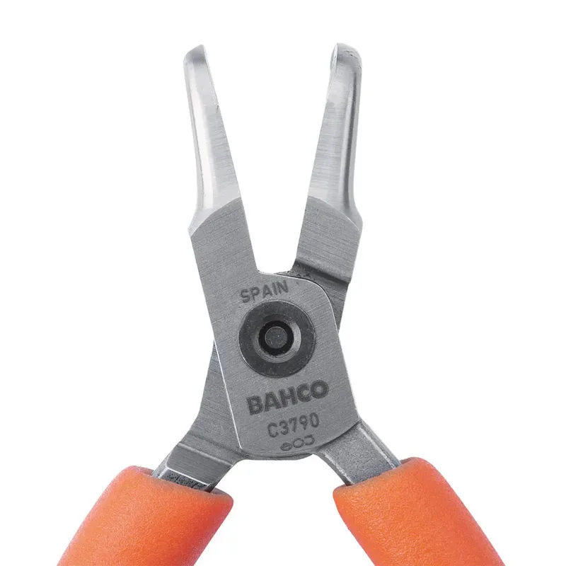 Compacte Halfronde Punttang Met 90° Gebogen Punt En Pvc-handgreep 125 Mm by Bahco – product image 4 of 6