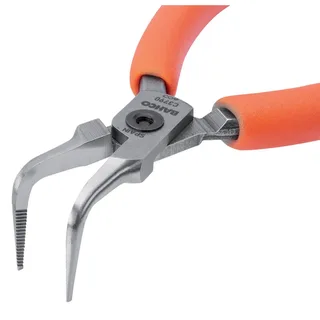 Compacte Halfronde Punttang Met 90° Gebogen Punt En Pvc-handgreep 125 Mm by Bahco – product image 5 of 6