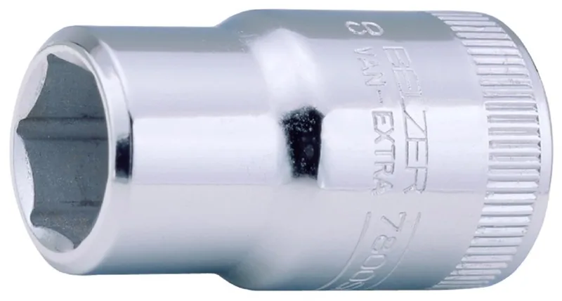 Dopsleutel 1/2" Zeskant - Glans - 17 mm van Bahco, Kleurloos – productafbeelding