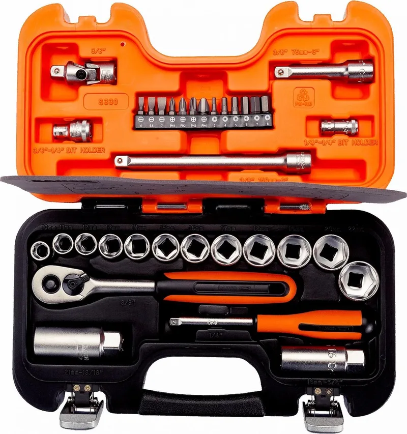 Dopsleutelset Bahco 33 Dlg S-330-1/4+3/8 &Quot; by Bahco – product image