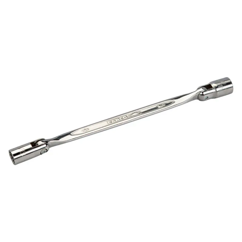 Double End With 1/2´´-9/16´´ Articulated Head With Chrome Finish 248 Mm Steckschlüssel fra Bahco – produktbillede