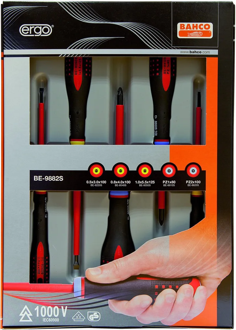 Ergo Schroevendraaierset - 5 delig by Bahco, Kleurloos – product image