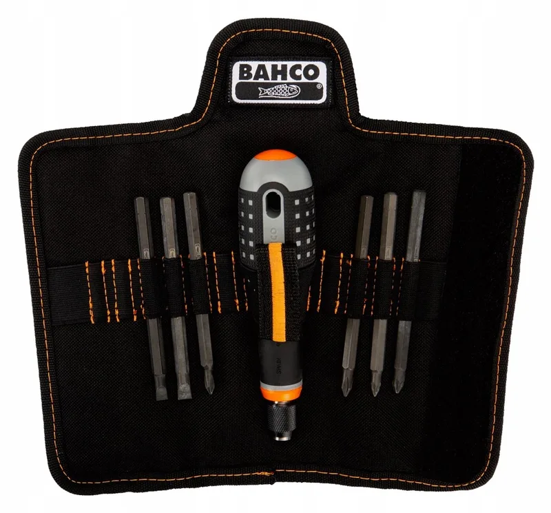 ERGO Wisselbit Schroevendraaier Set BE-8571 by Bahco, Black – product image