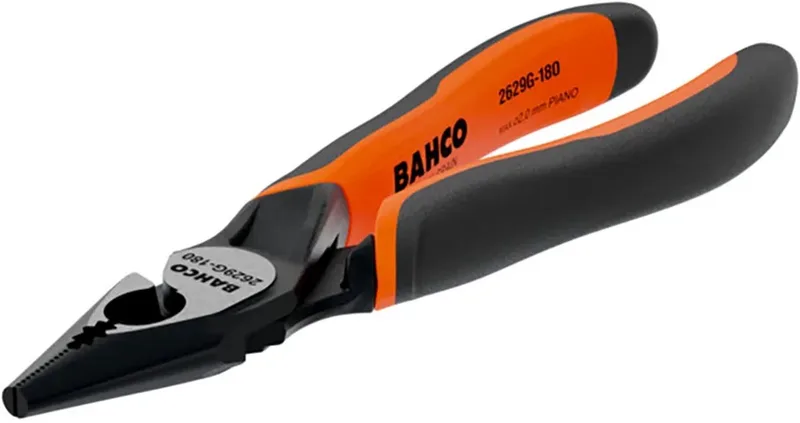 Ergo™ Universele Tang Met Halfronde Bek En Bimateriaal Handvatten 200 Mm Oranje fra Bahco, Flerfarvet – produktbillede