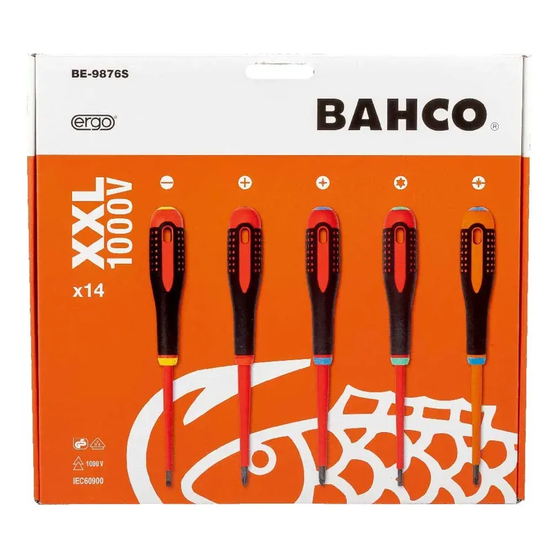 ERGO™ VDE Schroevendraaierset 14-delig de Bahco, Kleurloos – image du produit 3 sur 4