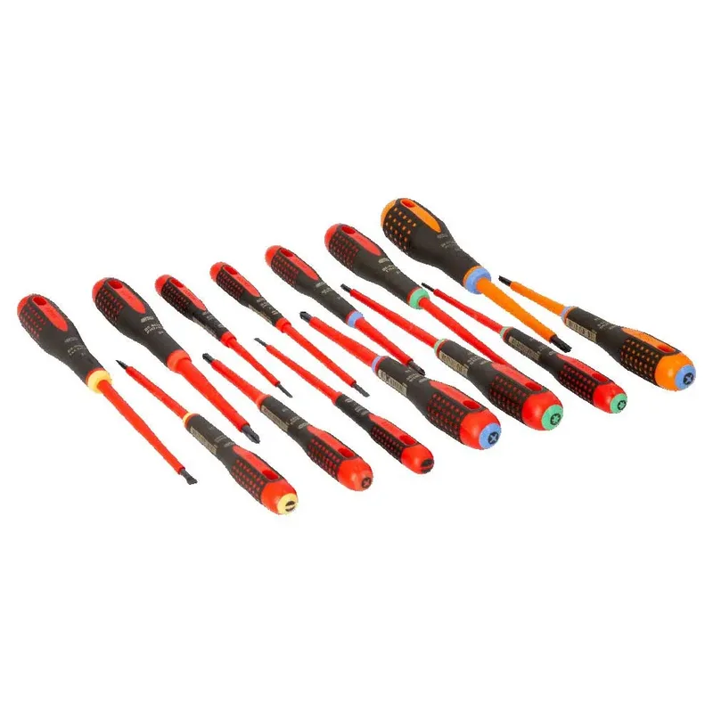 ERGO™ VDE Schroevendraaierset 14-delig de Bahco, Kleurloos – image du produit 2 sur 4