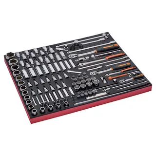 Ff1a08 1/4´´ 1/2´´ 3/8´´ 3-3 Fit&go Ratelset Met Bits En Doppen 138 Stukken by Bahco – product image 1 of 3