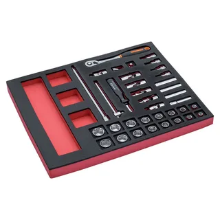 Jeu De Douilles Et De Cliquet Ff1f2101 3/8´´ 2-3 Fit&go 36 Pièces de Bahco – image du produit 1 sur 3