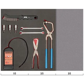 Ff1f5010 Fit&go Jeu D´outils 2/3 Avec Insert En Mousse Pinceau/clé à Molette 9 Pièces de Bahco – image du produit 3 sur 3