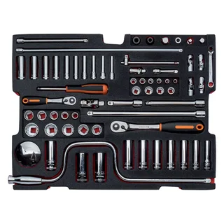 Ff2a07 1/4´´ 3/8´´ Heavy 4750rchd01 Dopsleutel-en Ratelset 64 Stukken by Bahco – product image 2 of 3