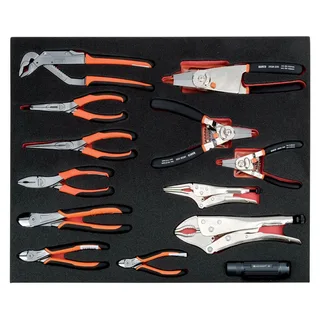 Fit&go 3-3 Schaumstoffschalen-zangenset 16 Einheiten von Bahco – Produktbild 2 von 3