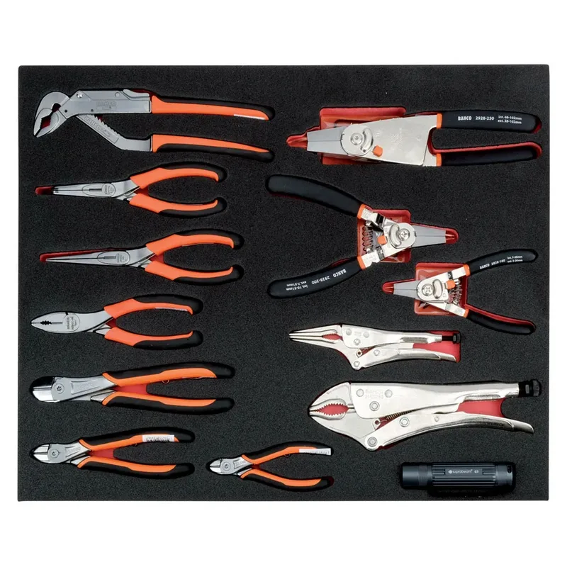 Fit&go 3-3 Schaumstoffschalen-zangenset 16 Einheiten von Bahco – Produktbild 2 von 3