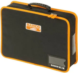 Großer Werkzeugkoffer Mit Elastomergriff 12l 80 Mmx305 Mmx403 Mm von Bahco, Schwarz, Orange – Produktbild 1 von 2