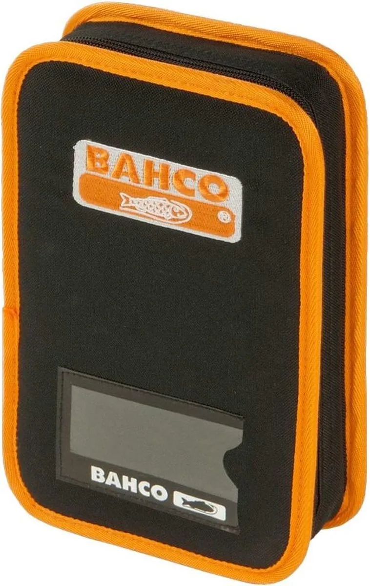 Gereedschapstas - Met elastische lussen van Bahco, Zwart, Oranje – productafbeelding
