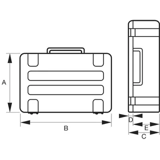Heavy Duty Gereedschapskist Met Wielen 31l de Bahco – image du produit 3 sur 5