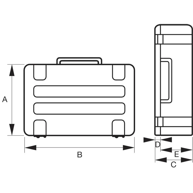 Heavy Duty Gereedschapskist Met Wielen 31l de Bahco – image du produit 3 sur 5