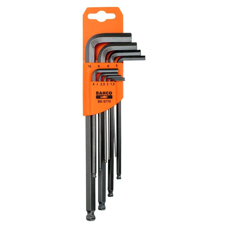 Hex & Ball End 1.5mm-10mm Inbussleutelset 9 Stukken by Bahco – product image