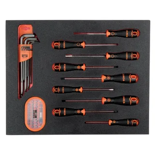Hexagonal Wrenches And Bits In Foam Tray 2-3 Fit&go Schroevendraaierset 49 Eenheden by Bahco – product image 2 of 3