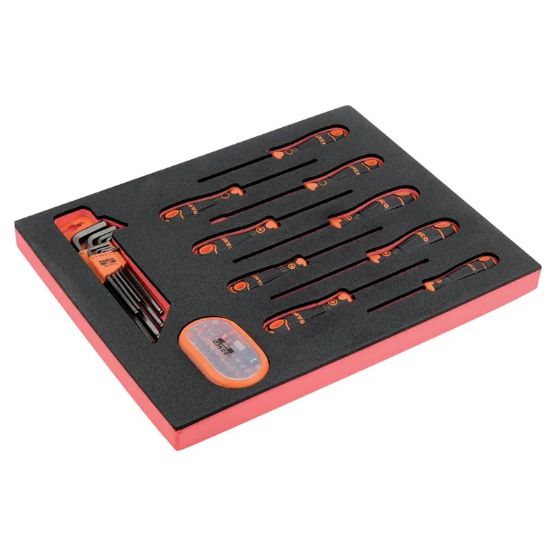 Hexagonal Wrenches And Bits In Foam Tray 2-3 Fit&go Schroevendraaierset 49 Eenheden by Bahco – product image 1 of 3