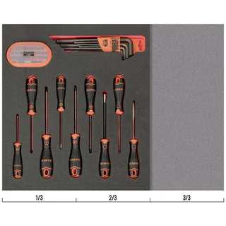 Hexagonal Wrenches And Bits In Foam Tray 2-3 Fit&go Schroevendraaierset 49 Eenheden by Bahco – product image 3 of 3