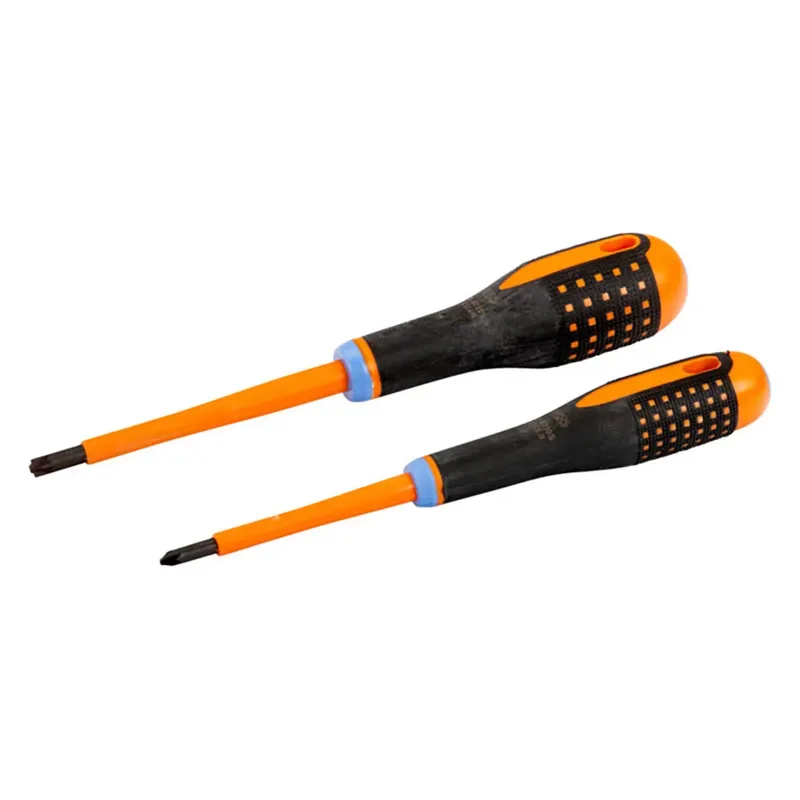 Insulated Ergo™ Pozidriv And Slotted Combi Tip With Tri-component Handle 5 Piece Schroevendraaierset von Bahco – Produktbild
