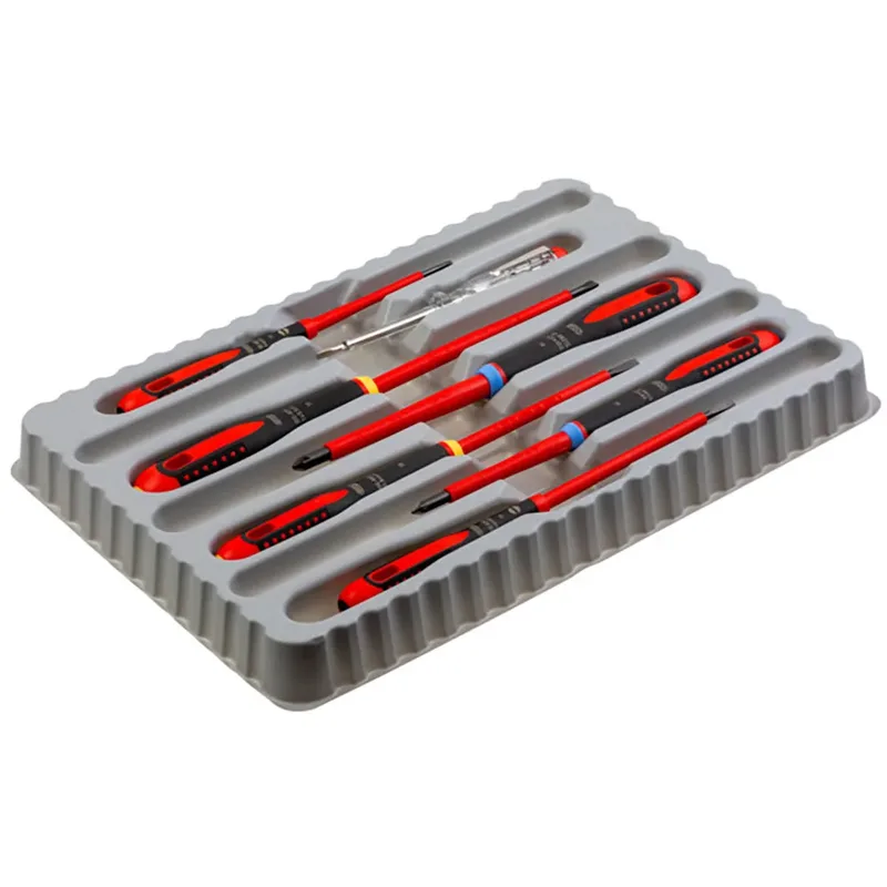 Insulated Ergo™ Pozidriv And Slotted With Tri-component Handle 7 Piece Schroevendraaierset by Bahco – product image