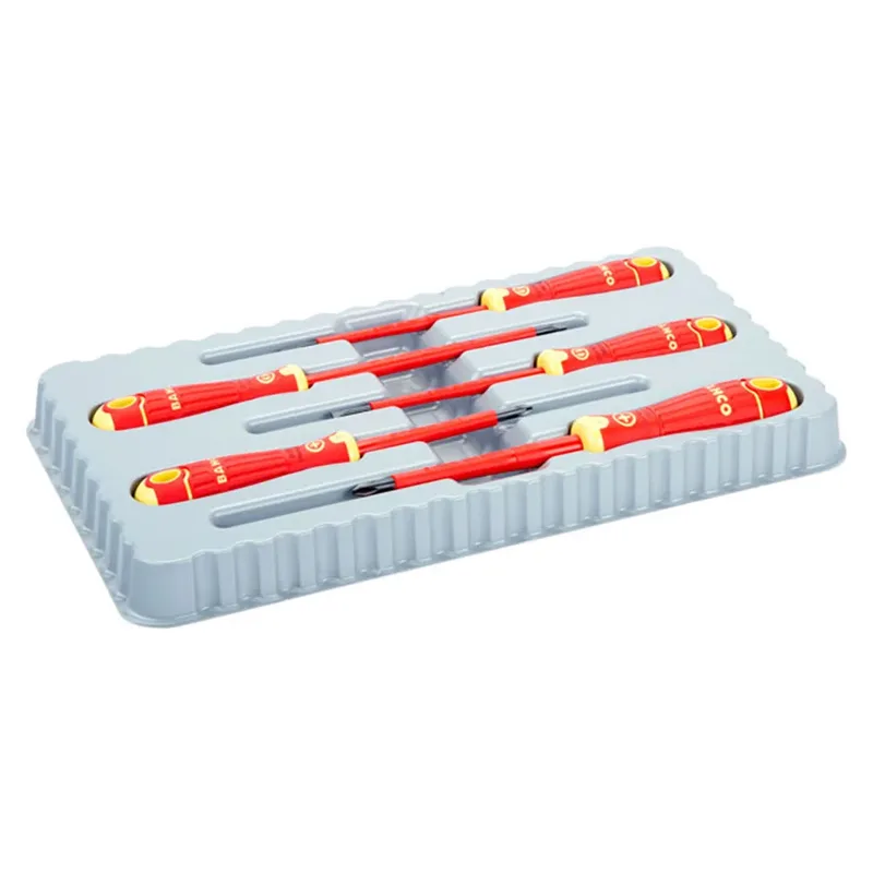 Insulated Fit Slotted And Phillips With Multi-component Handle Schroevendraaierset 5 Eenheden van Bahco – productafbeelding
