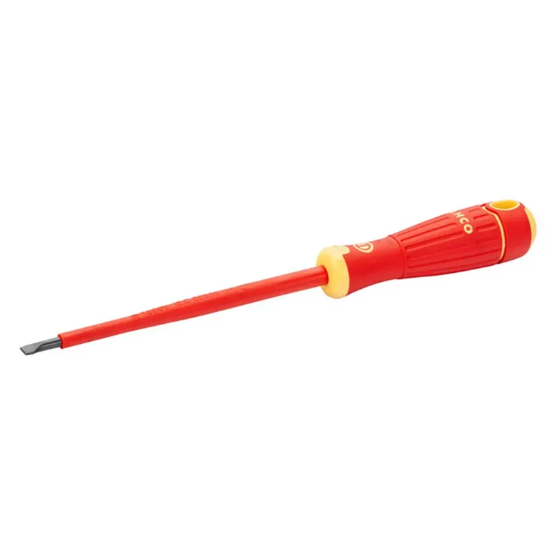 Insulated Fit Slotted Screwdriver With Multi-component 0.6 Mmx3.5 Mmx100 Mm Platte Schroevendraaier von Bahco – Produktbild