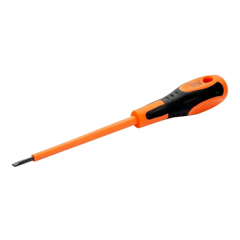 Insulated Slotted Screwdriver With Multi-component 0.6 Mmx3.5 Mmx100 Mm Platte Schroevendraaier von Bahco – Produktbild