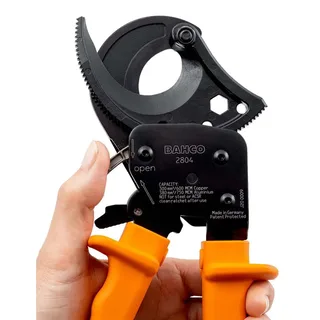 Coupe-câble Avec Poignées Recouvertes De Pvc Pour Câbles En Cuivre Et En Aluminium 280 Mm de Bahco – image du produit 4 sur 4