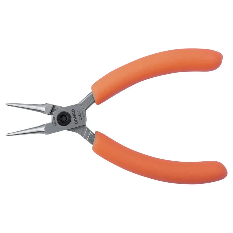 Kompakte Rundzange Mit Orangefarbenen Pvc-griffen 127 Mm von Bahco – Produktbild 1 von 6
