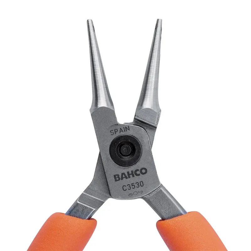 Kompakte Rundzange Mit Orangefarbenen Pvc-griffen 127 Mm von Bahco – Produktbild 4 von 6