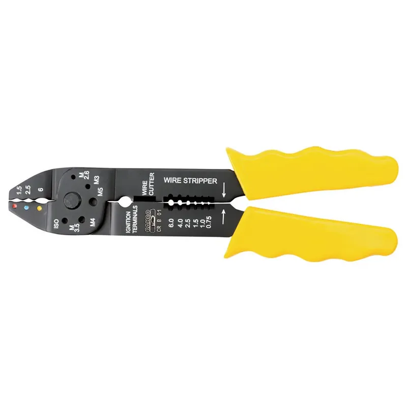 Pince à Sertir Couper Et Dénuder Avec Poignée Jaune 20 Awg-10 Awg de Bahco – image du produit 1 sur 3