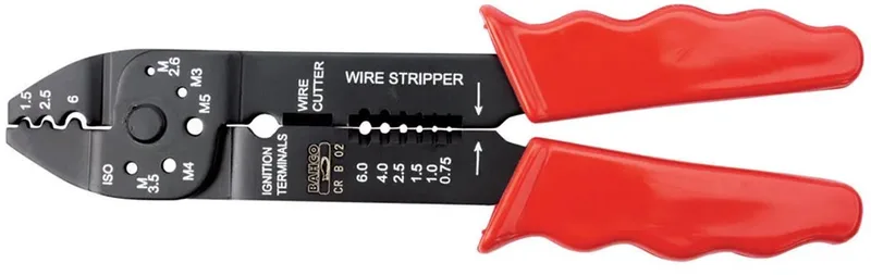 Crimp-schneid-und Abisolierzange Mit Griff 14 Awg-10 Awg von Bahco – Produktbild 1 von 3