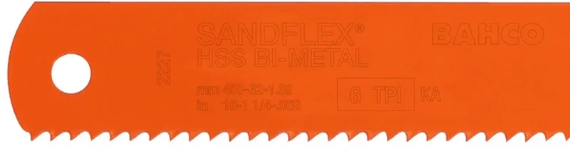 mach.zaagblad sandflex bi-metaal | 3809-500-50-2.50-4-KA de Bahco – image du produit