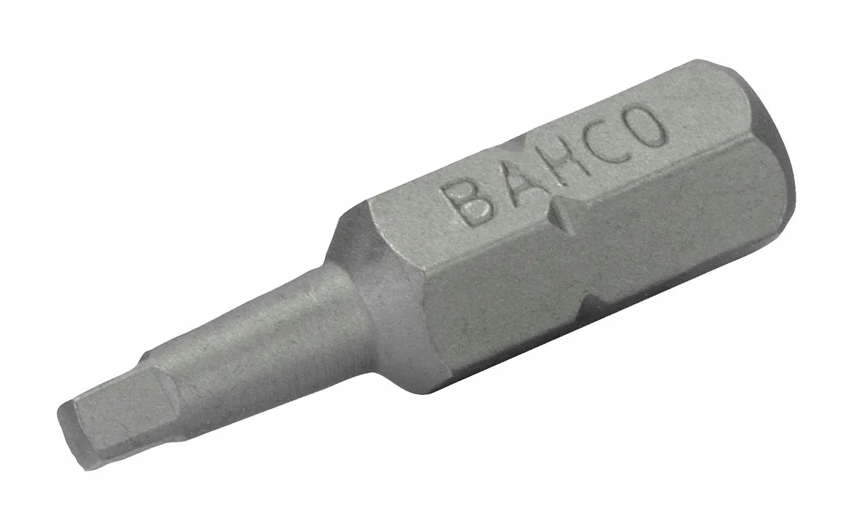 Merkloze Robertson Bit 1/4" 25mm - Vierkante Schroefbit van Bahco – productafbeelding