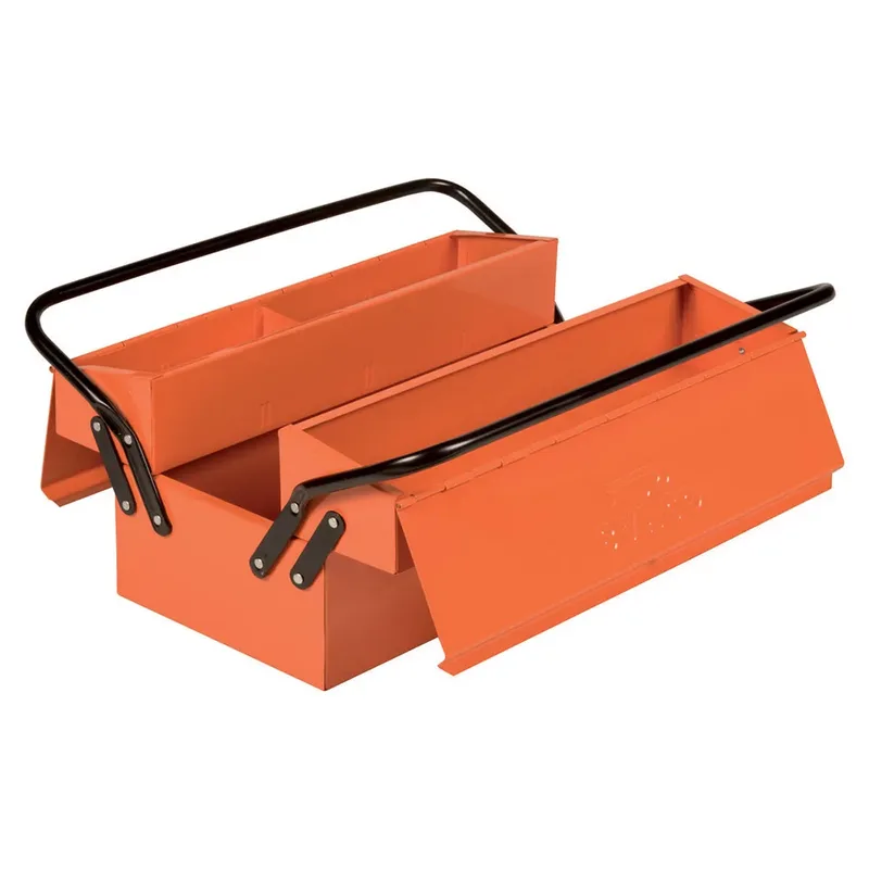 Boîte à Outils En Métal Avec La Possibilité De Placer Un Cadenas 275 Mmx210 Mmx435 Mm 3 Compertiments de Bahco – image du produit 2 sur 2