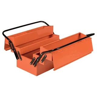 Metal Gereedschapskist Met De Mogelijkheid Om Een Hangslot Te Plaatsen 315 Mmx210 Mmx435 Mm 5 Compartimenten van Bahco – productafbeelding 2 van 2