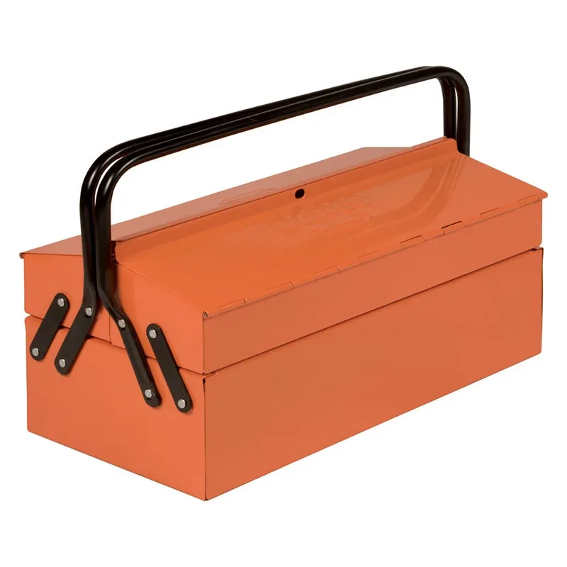 Boîte à Outils En Métal Avec La Possibilité De Placer Un Cadenas 275 Mmx210 Mmx435 Mm 3 Compertiments de Bahco – image du produit 1 sur 2